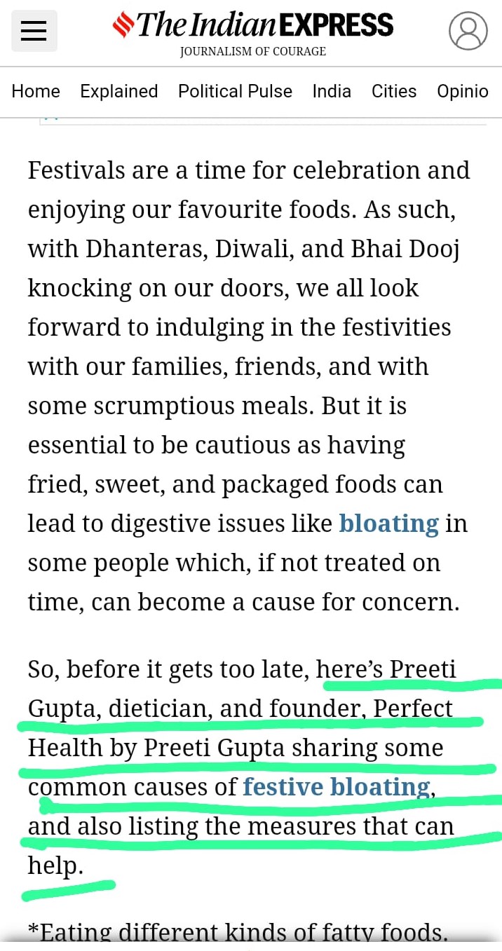 Perfect Health By Preeti Gupta - Media