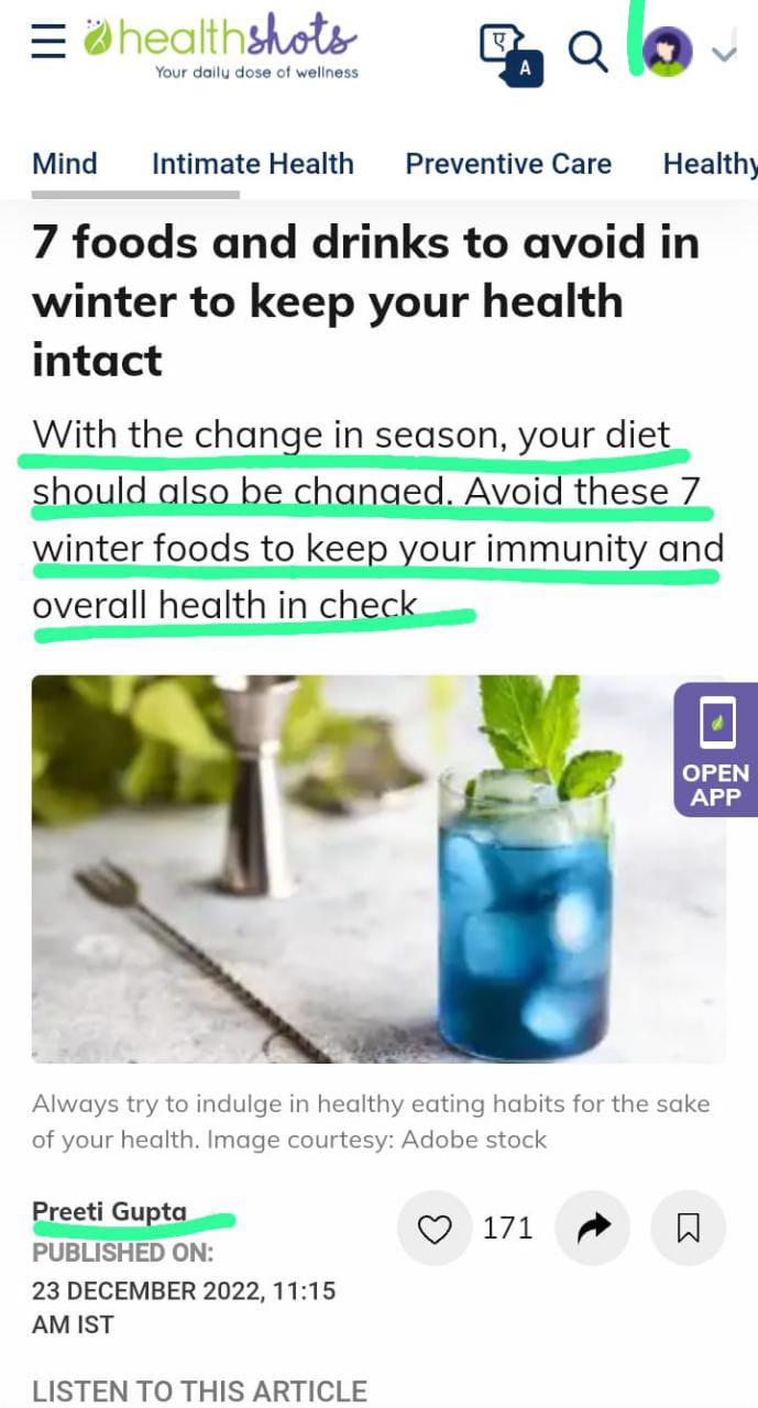 Perfect Health By Preeti Gupta - Media